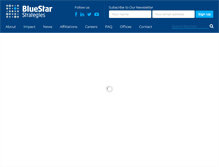 Tablet Screenshot of bluestarstrategies.com